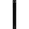 Ekena Millwork Traditional Steel Bracket, Powder Coated Black 2"W x 16"D x 16"H BKTM02X16X16TRPBL - alternate 4